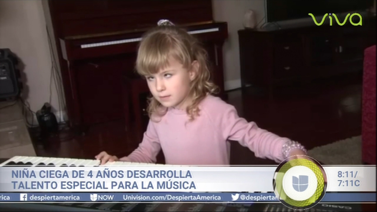 Niña Ciega De 4 Años Desarrolla Talento Especial Para La Música
