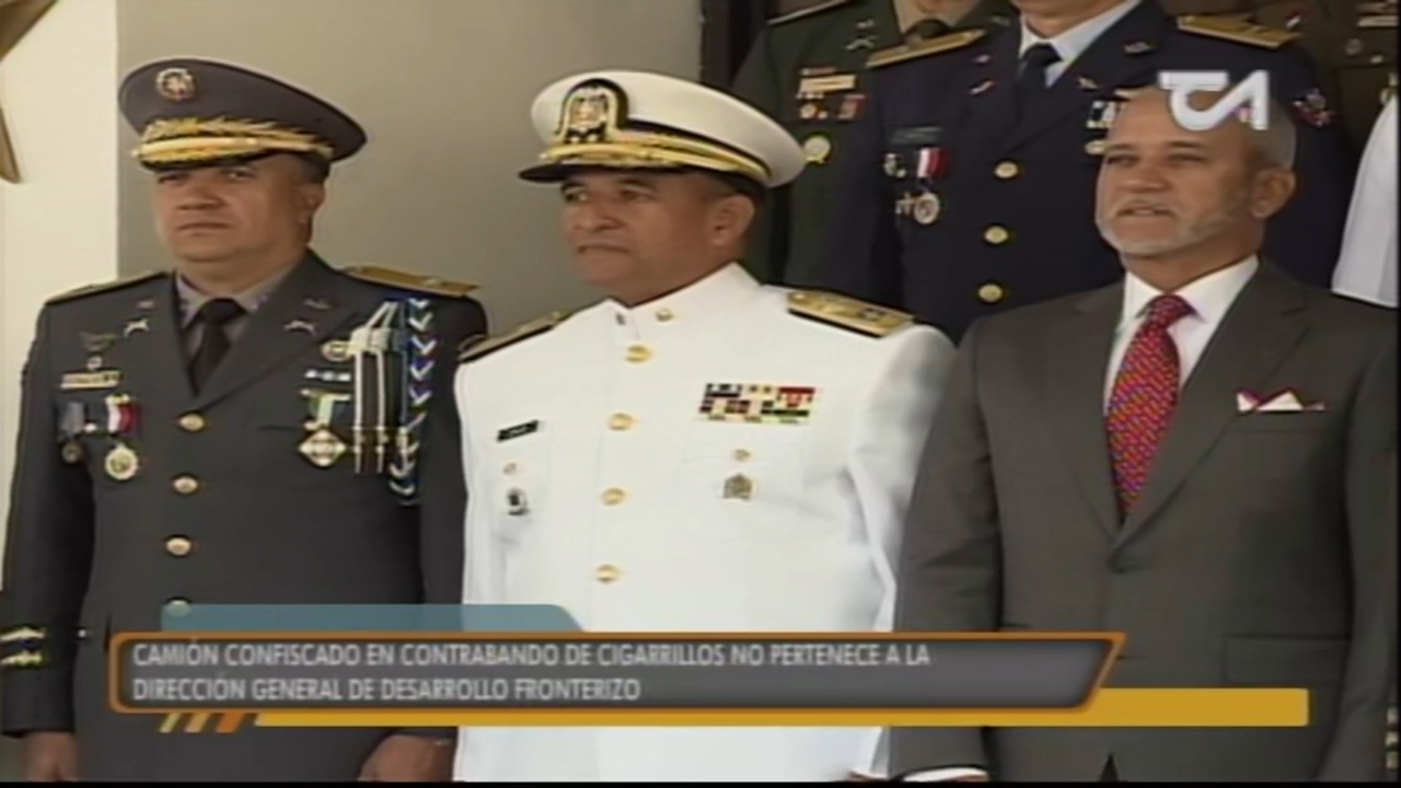 Camión Confiscado En Contrabando De Cigarrillos No Pertenece A La Dirección General De Desarrollo Fronterizo