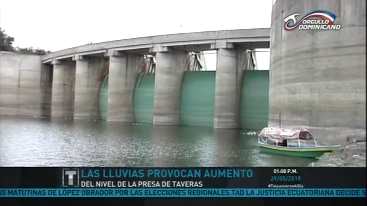 Las Lluvias Provocan Aumento Del Nivel De La Presa De Taveras