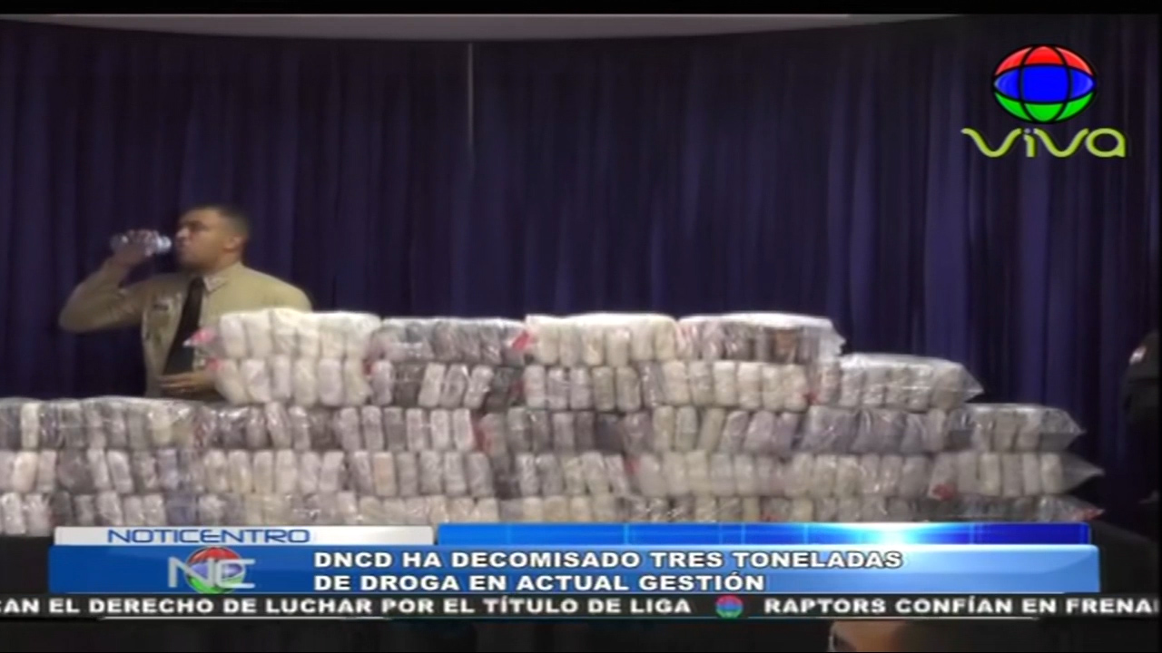 DNCD Ha Decomisado Tres Toneladas De Drogas En Actual Gestión