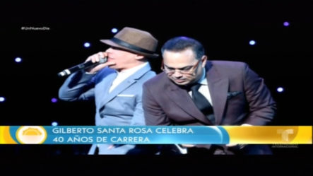Gilberto Santa Rosa Celebra 40 Años De Carrera
