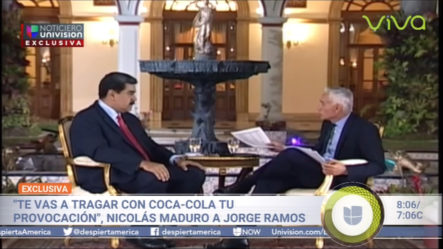 Recuperan Entrevista De Nicolás Maduro Por Jorge Ramos Que Habría Sido Censurada