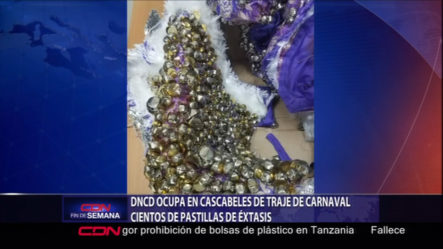 DNCD Ocupa En Cascabeles De Traje De Carnaval Cientos De Pastillas De Éxtasis