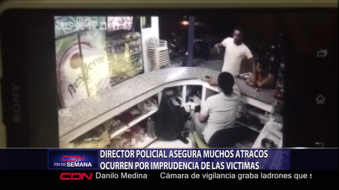 Director De La Policía Asegura Que Muchos De Los Atracos Son Por Imprudencia De Las Víctimas