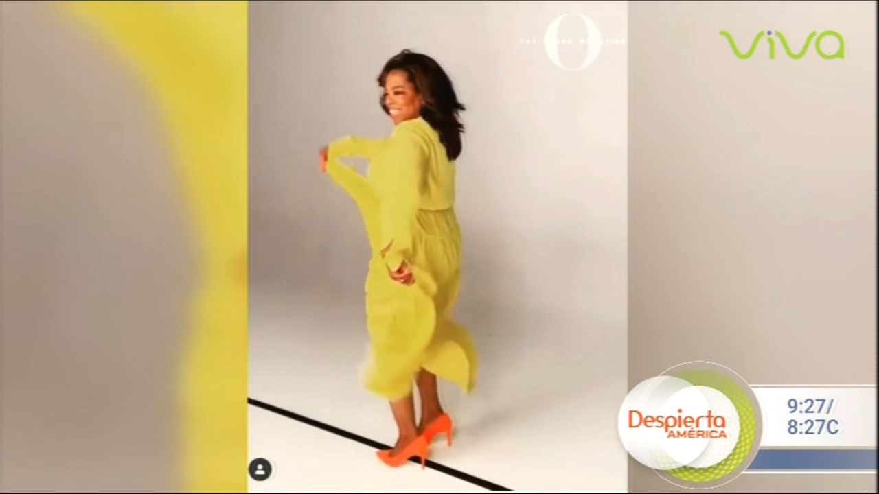 Oprah Winfrey Baila Merengue Durante Sesión Fotográfica