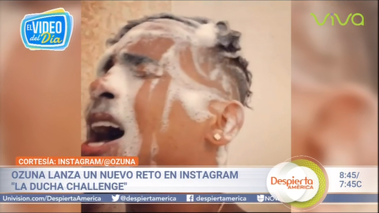Ozuna Lanza Un Nuevo Reto En Instagram “La Ducha Challenge”