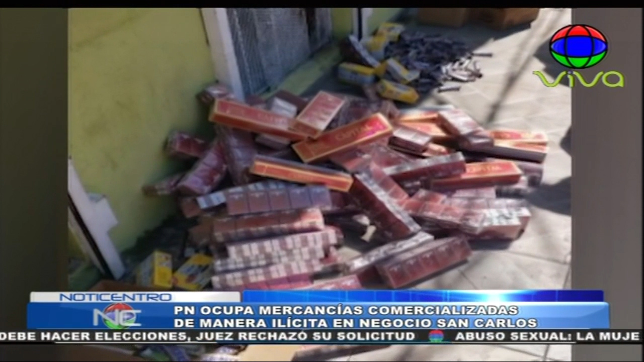 PN Ocupa Mercancías Comercializadas De Manera Ilícita En Negocio De San Carlos