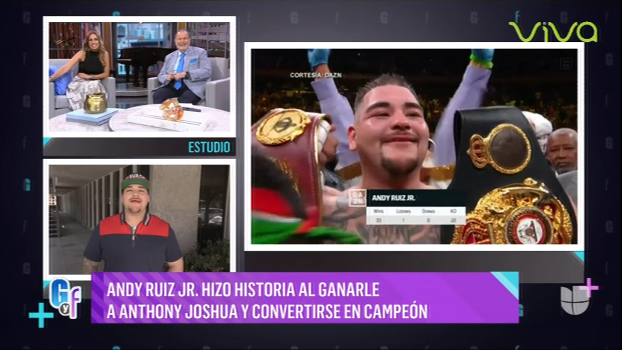Andy Ruíz JR. Hizo Historia Al Ganarle A Anthony Joshua Y Convertirse En Campeón
