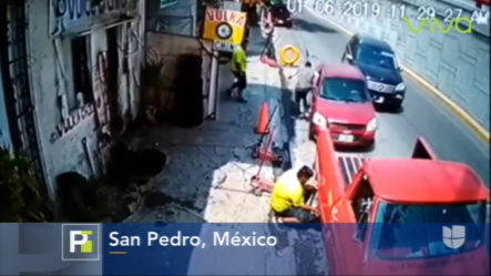 Increíble Accidente En Una Calle De México