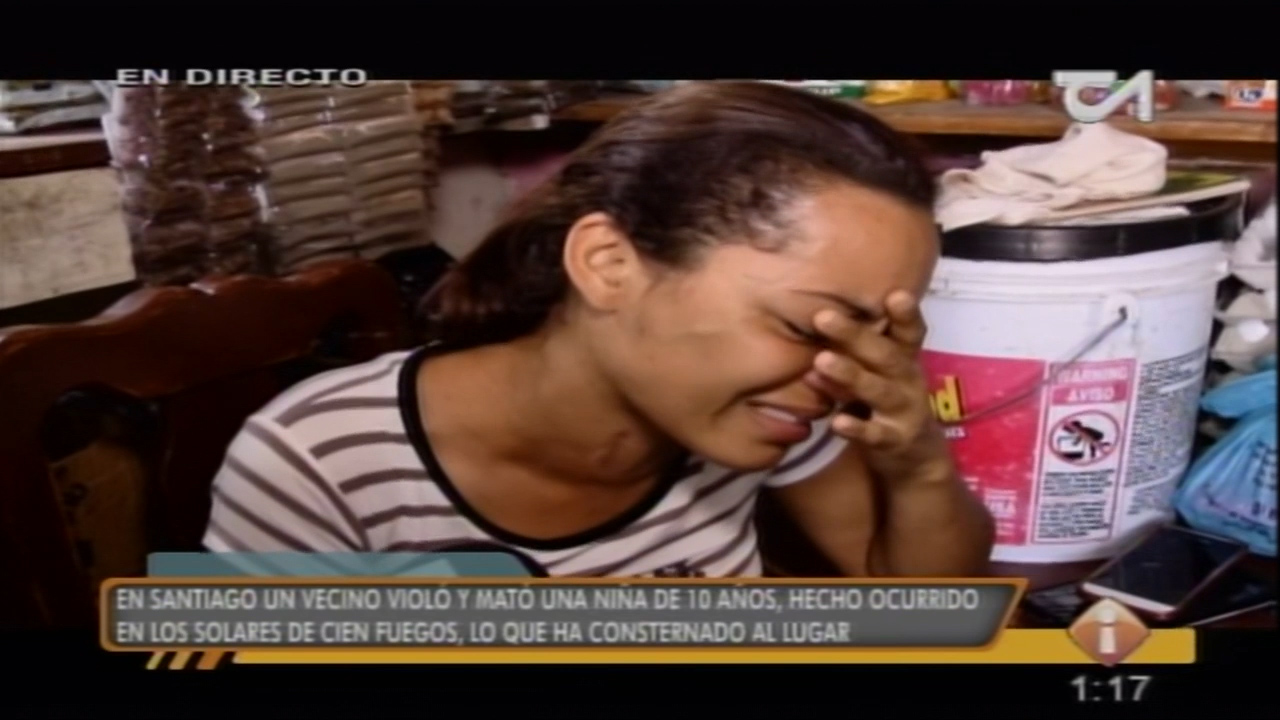 Desgarrador: Vecino Viola Y Mata A Niña De 10 Años De Edad En Santiago