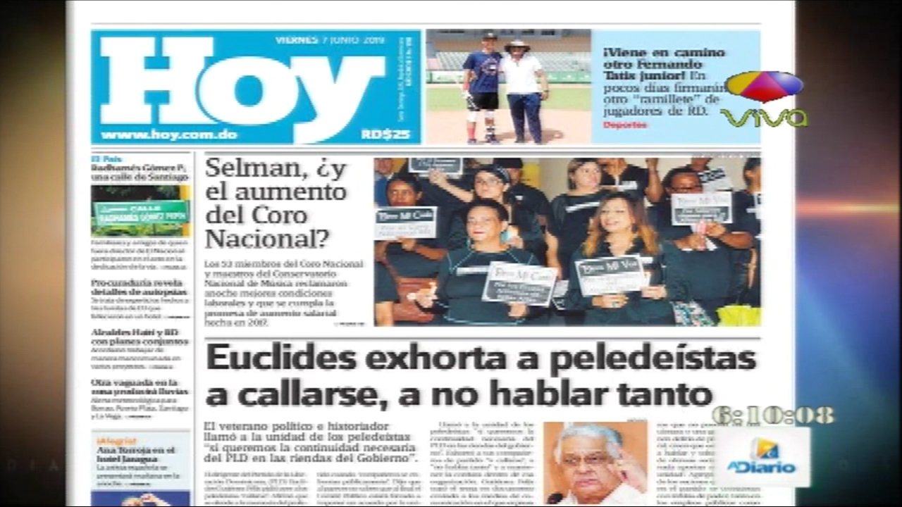 Infórmate Con Las Portadas De Los Principales Periódicos De Hoy 07 De Junio 2019