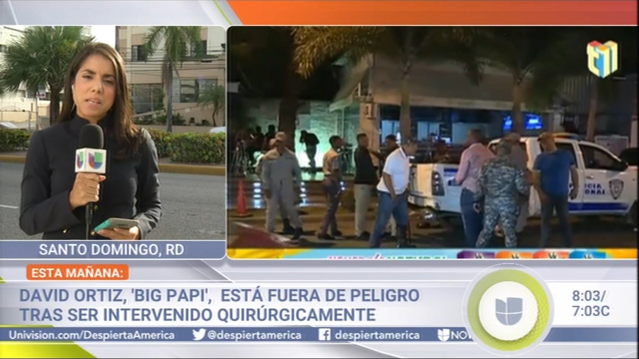 David Ortiz “Big Papi”, Está Fuera De Peligro Tras Ser Intervenido Quirurgicamente