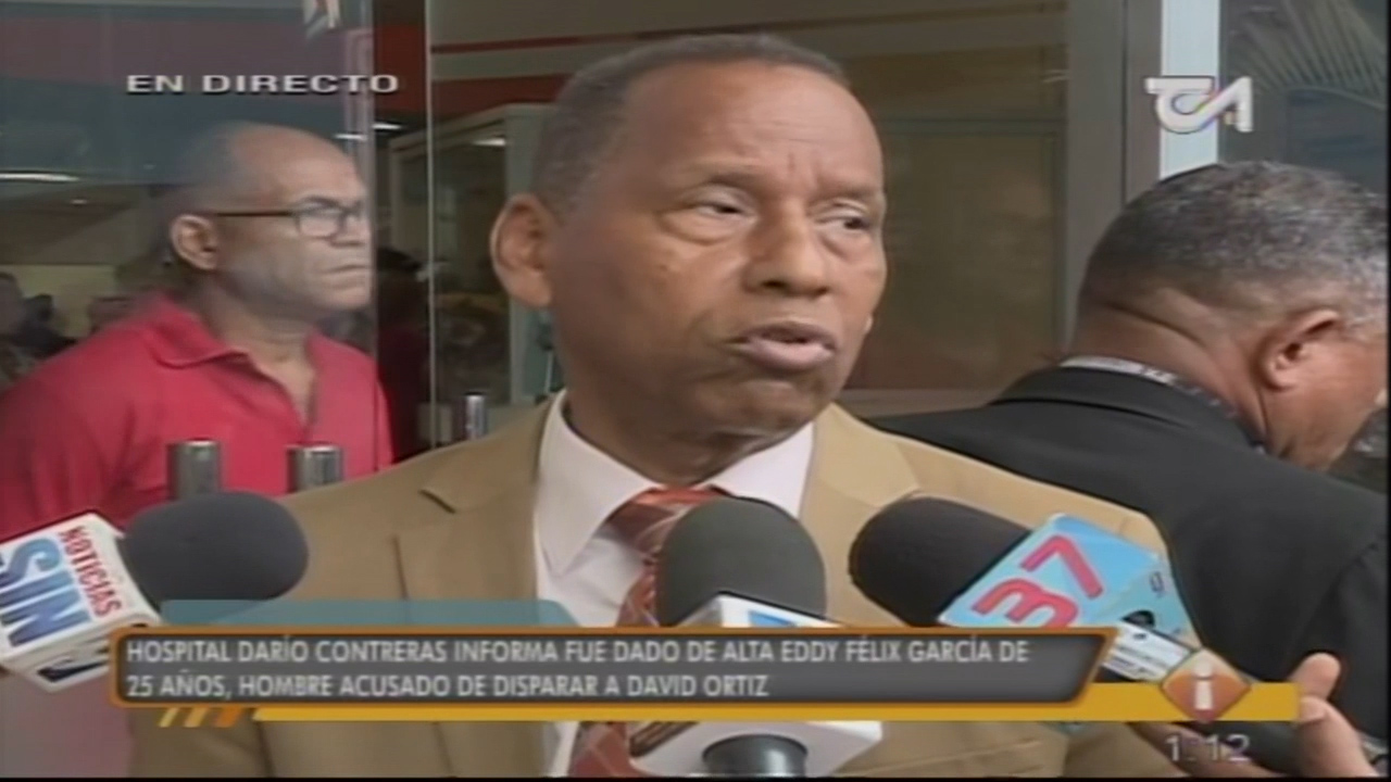 Hospital Darío Contreras Informa Que Fue Dado De Alta Eddy Félix García De 25 Años, Acusado De Disparar A David Ortíz