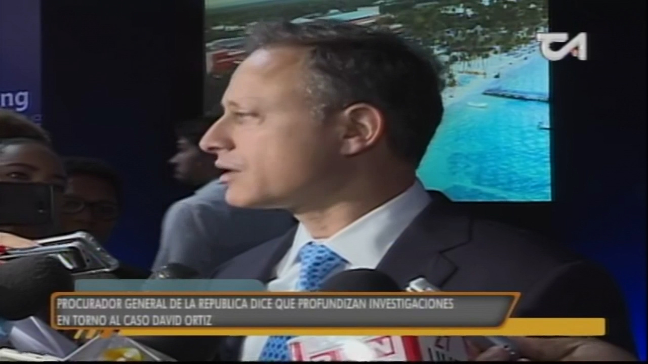El Procurador De La República Dice Que Se Profundizan Las Investigaciones En Torno Al Caso David Ortiz