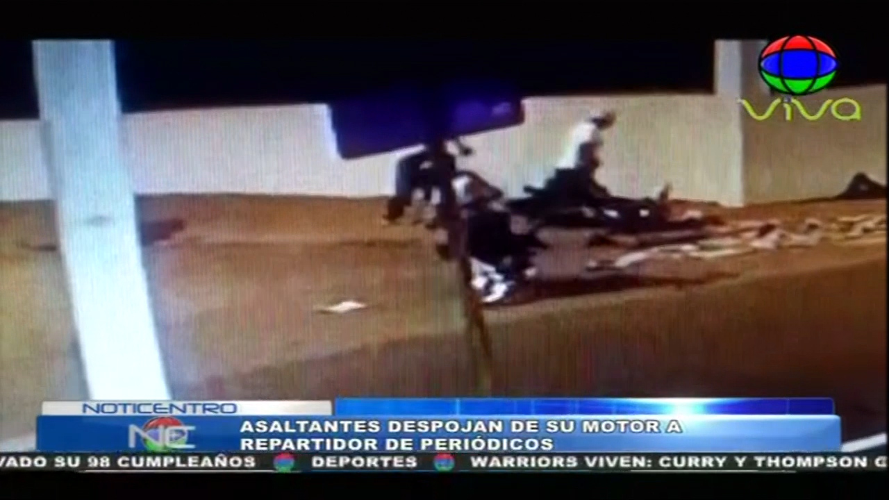 Asaltantes Despojan De Su Motor A Repartidor De Periódicos