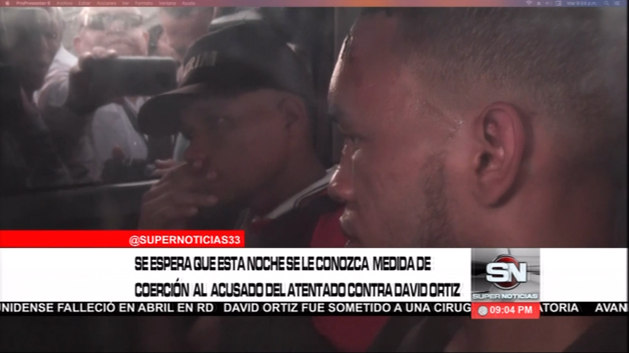 Abogado Del Acusado De Participar En Atentado Contra David Ortiz Pedirá Aplazar La Medida De Coerción