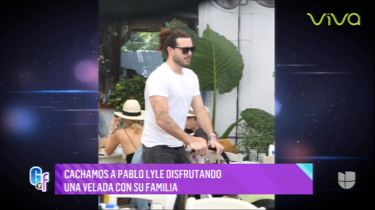 Captan A Pablo Lyle Disfrutando Una Velada Con Su Familia