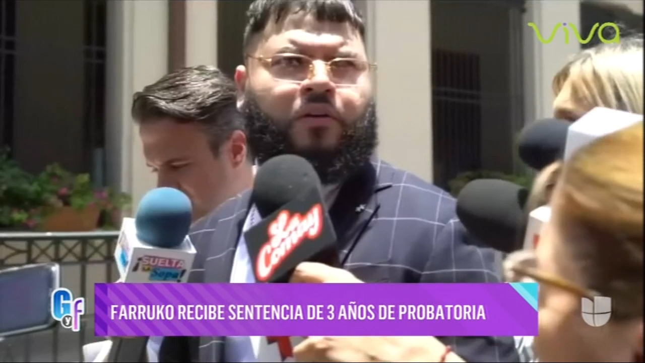 Farruko Recibe Sentencia De 3 Años De Probatoria