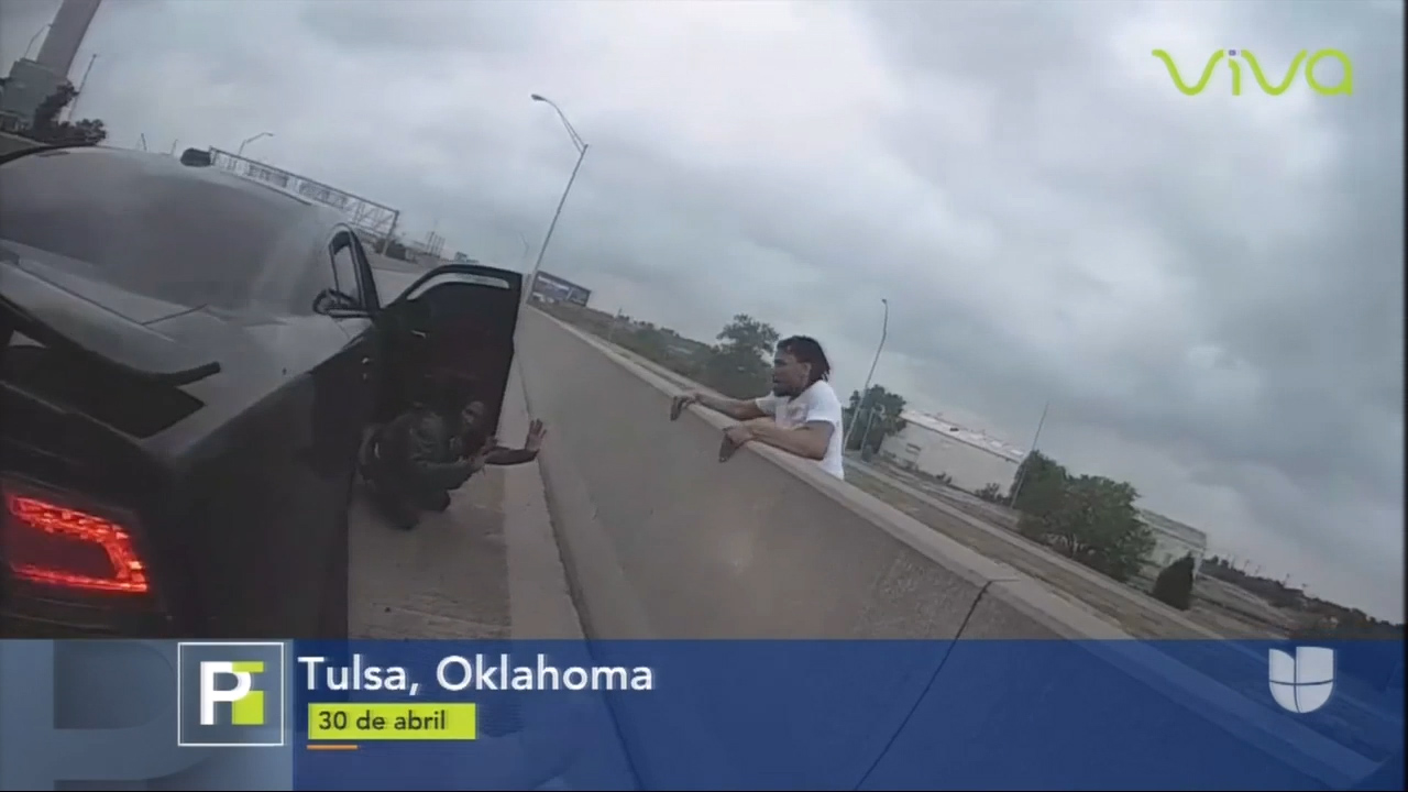 Pensó Que Era Un Muro De Contención Y Cae El Vacío Huyendo De La Policía