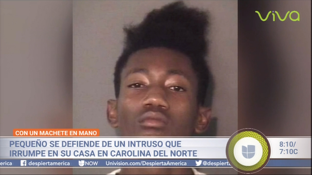 “Con Machete En Mano” Pequeño Se Defiende De Un Intruso Que Irrumpe En Su Casa En Carolina Del Norte