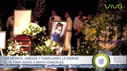 Así México, Amigos Y Familiares Le Dieron El Último Adiós A Edith González