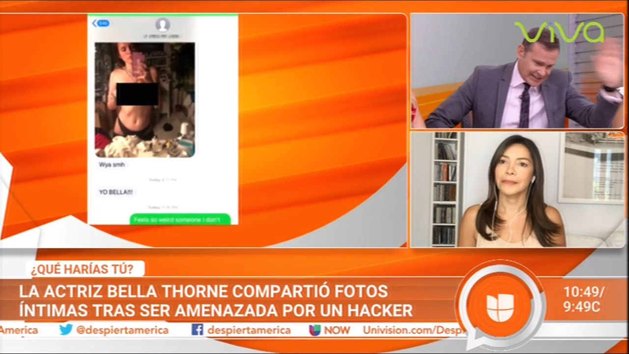 ¿Qué Harías Tú? La Actriz Bella Thorne Compartió Fotos íntimas Tras Ser Amenazada Por Un Hacker