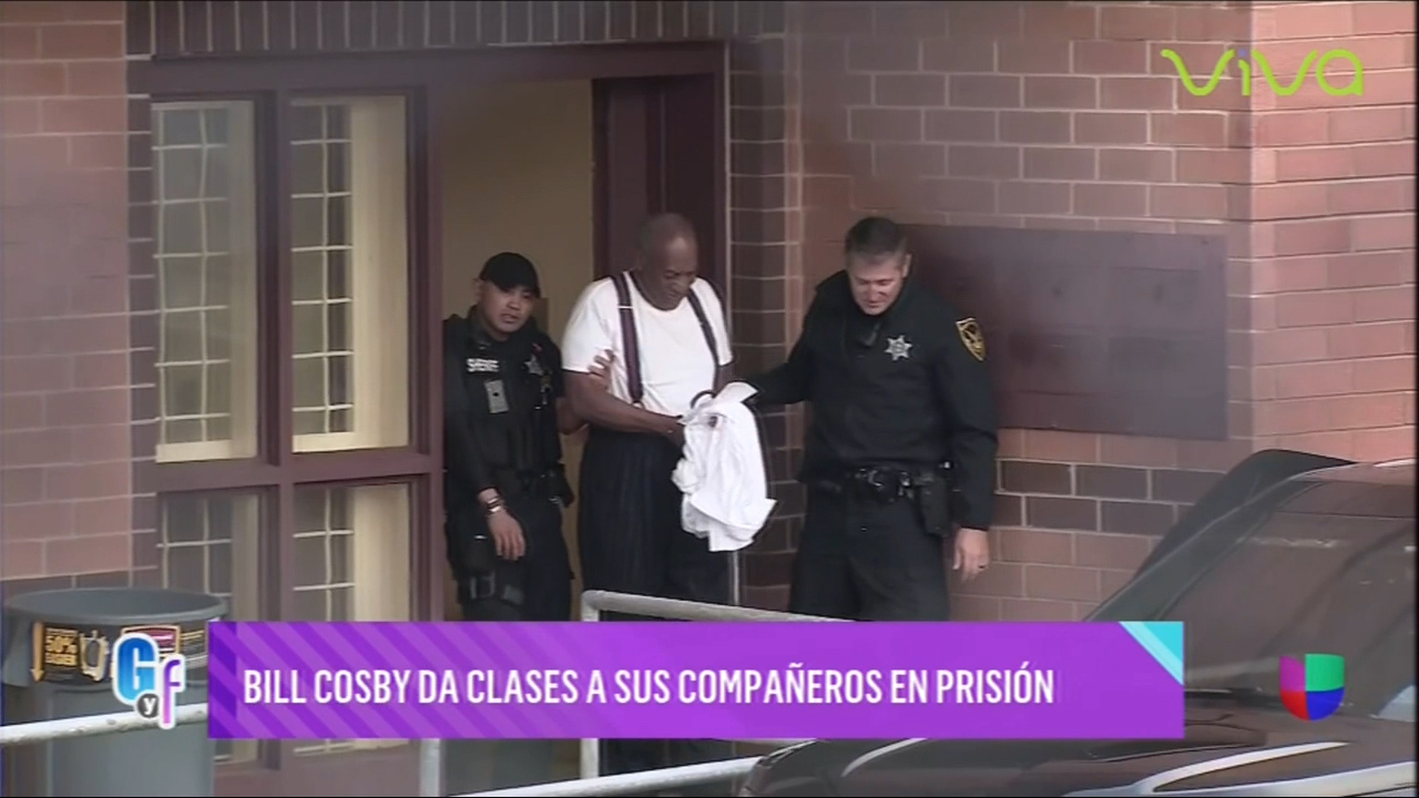 Bill  Cosby Da Clases A Sus Compañeros En Prisión