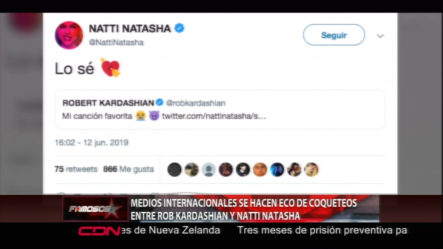 Coqueteos Entre Roa Kardashian Y Natti Natasha
