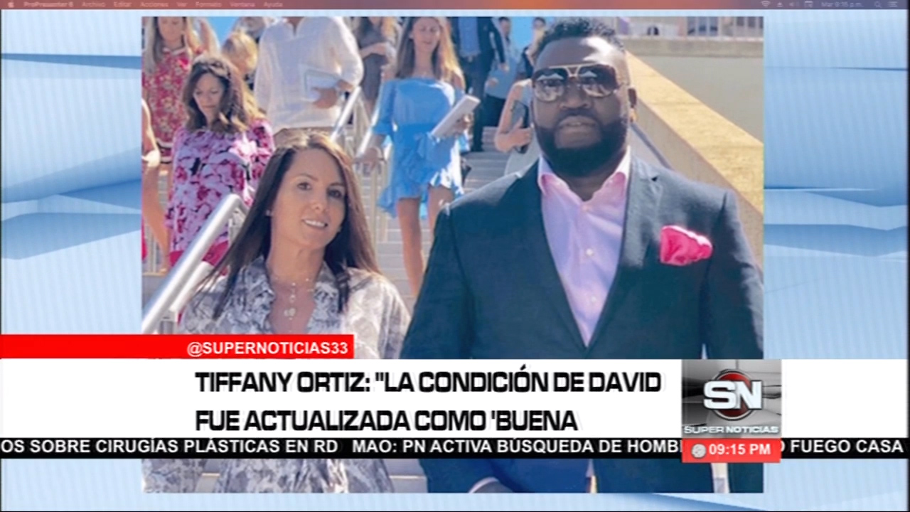 Esposa De David Ortiz Informa Que La Salud De Su Esposo Paso De Mejor A Buena