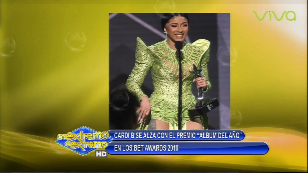 Cardi B Gana Premio Álbum Del Año En Los BET Awards 2019
