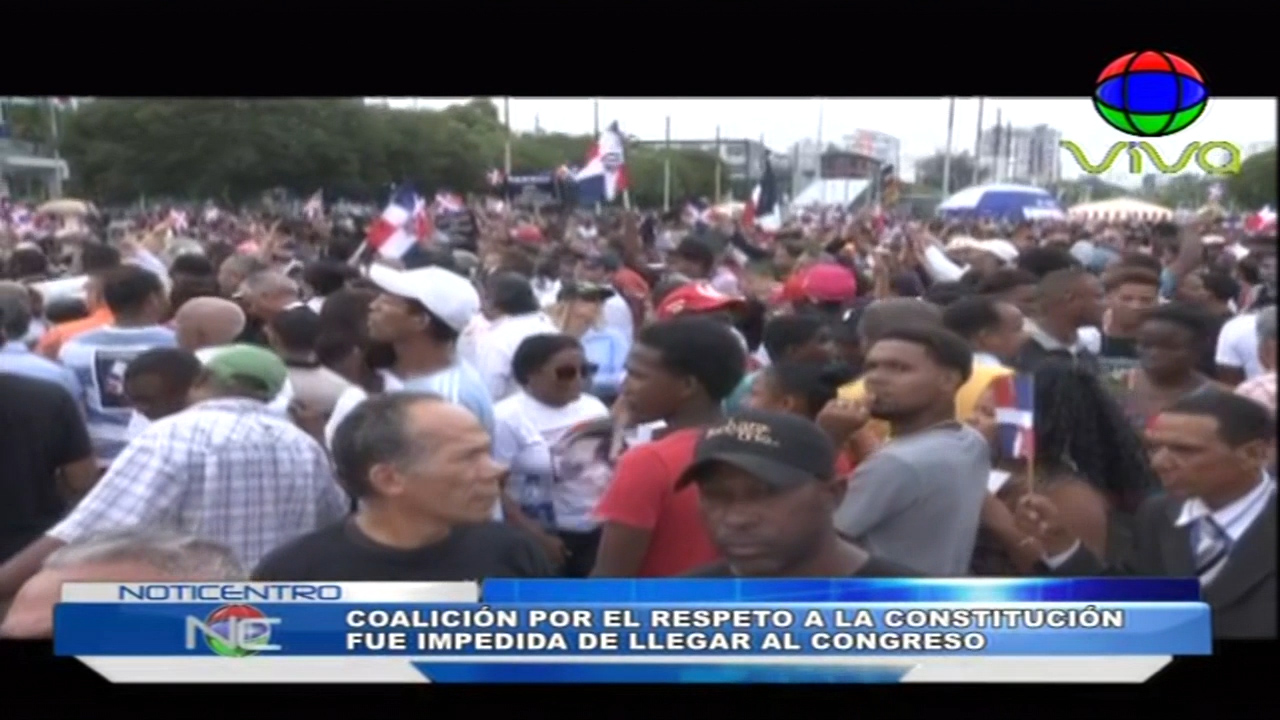 Coalición Por El Respeto A La Constitución Fue Impedida De Llegar Al Congreso