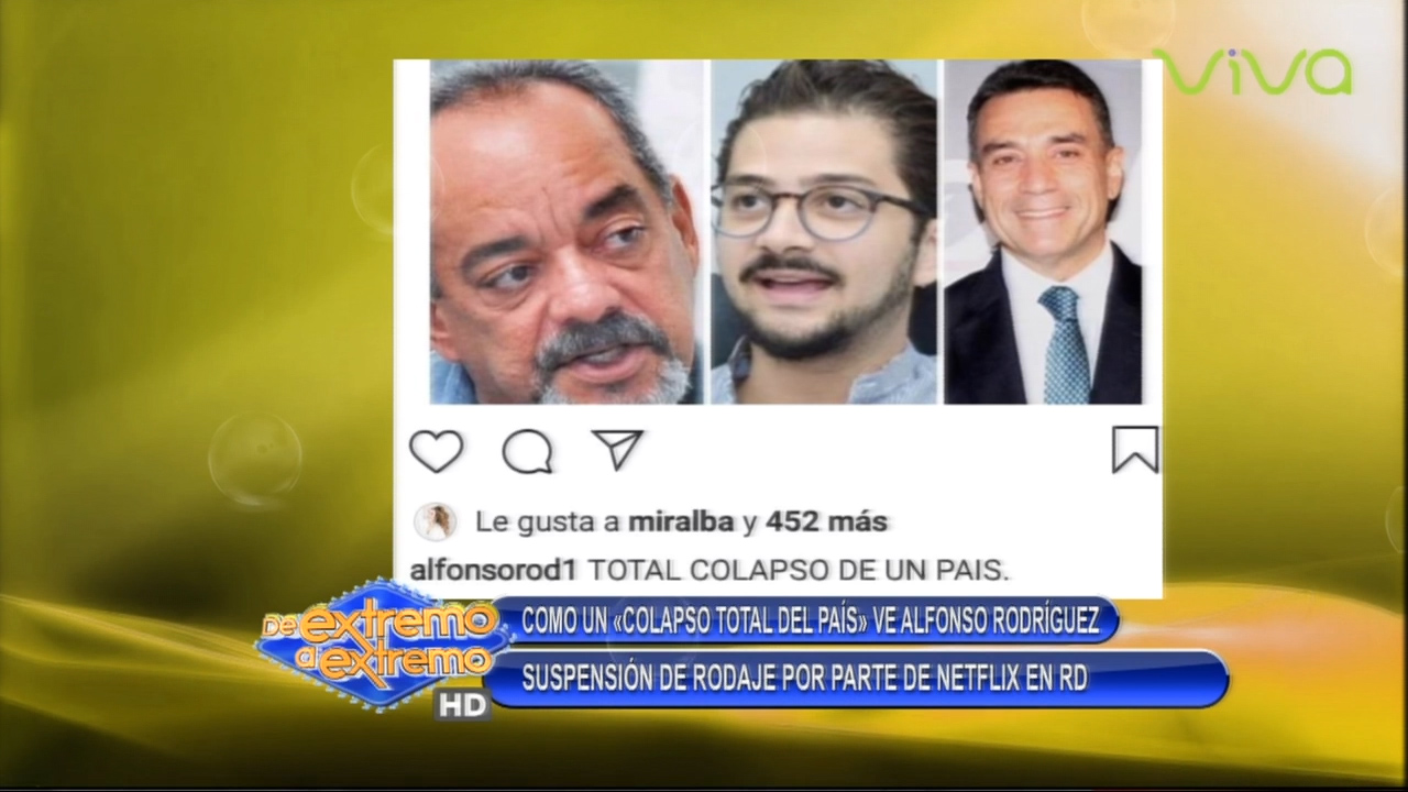 Alfonso Rodriguez Y Otros Cineastas Del Pais Se Pronuncian Tras Suspensión De Rodaje De Netflix En RD