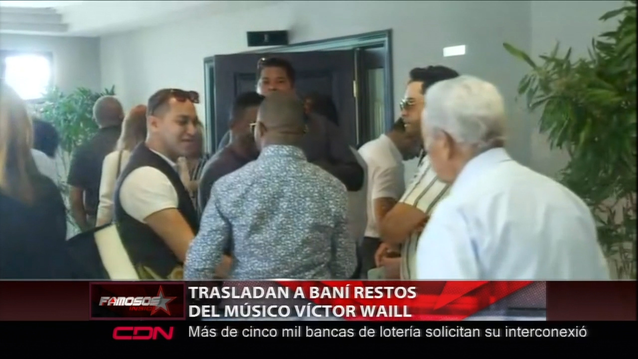 Trasladan A Baní Restos Del Músico Victor Waill