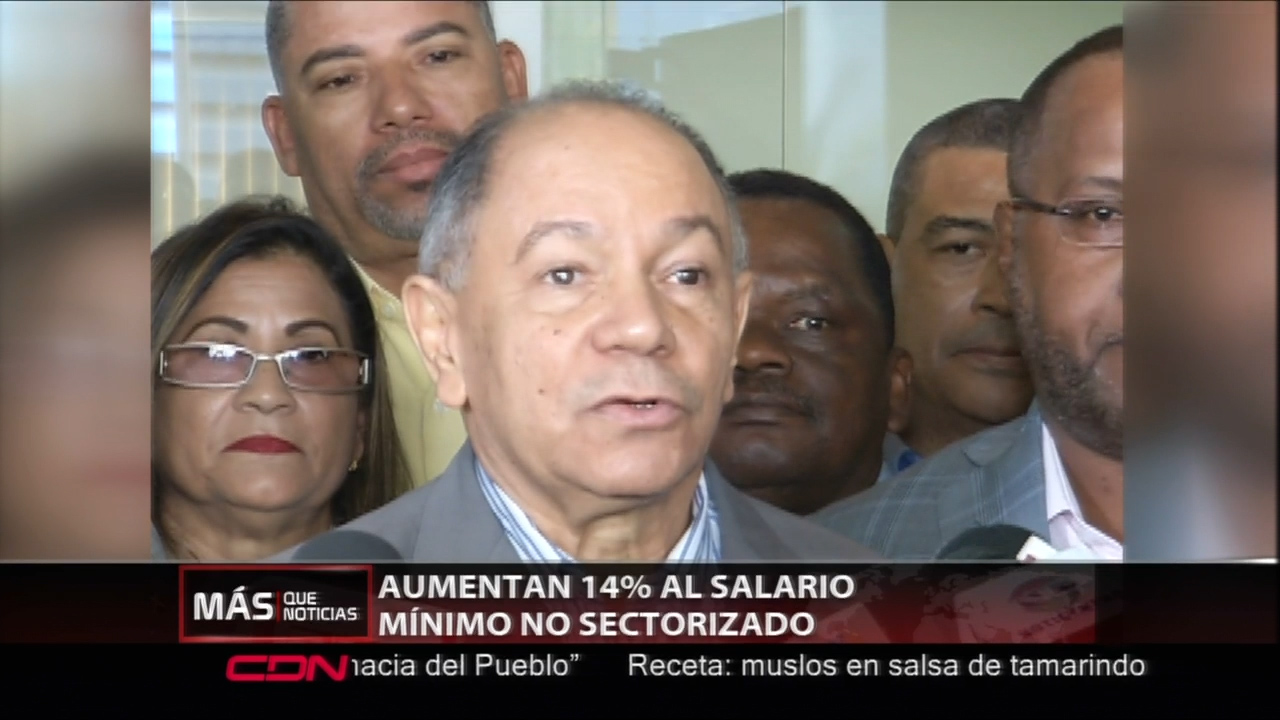 Tras Varios Meses De Discusión Sectores Acuerdan Aumento De Un 14% Al Salario Mínimo