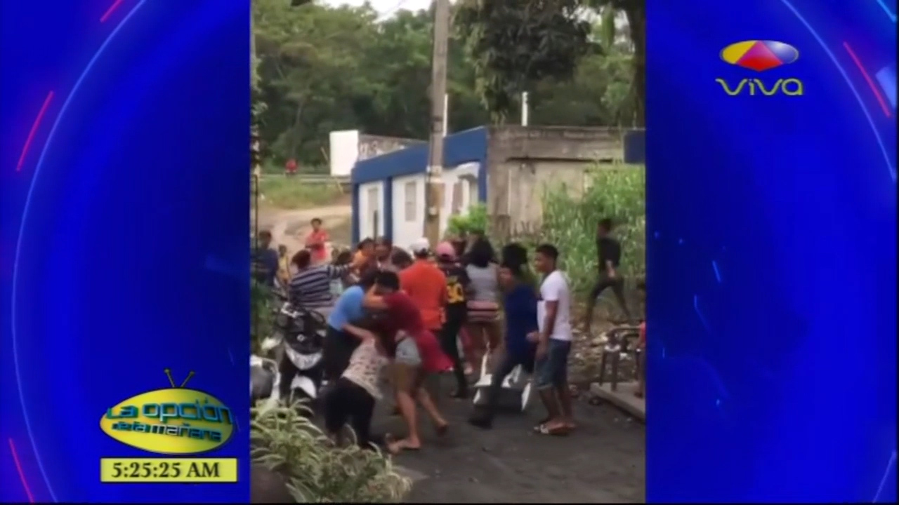 En Bonao Se Fajan A Los Palos Entre Dos Familias