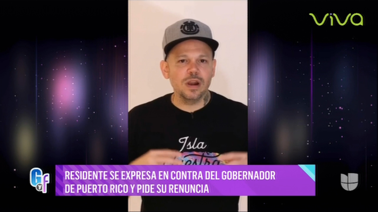 Residente Se Expresa En Contra Del Gobernador De Puerto Rico Y Pide Su Renuncia