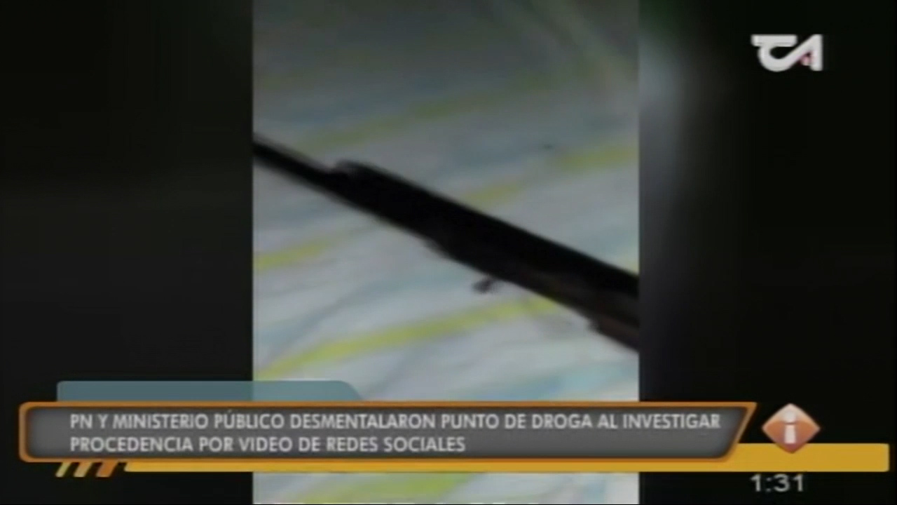 PN Y Ministerio Público Desmantelaron Punto De Droga Al Investigar Procedencia Por Video De Redes Sociales