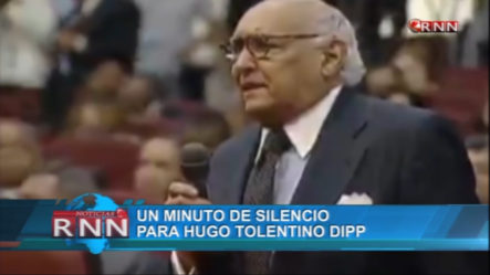 Camara De Diputados Rinde Un Minuto De Silencio Para Hugo Tolentino Dipp
