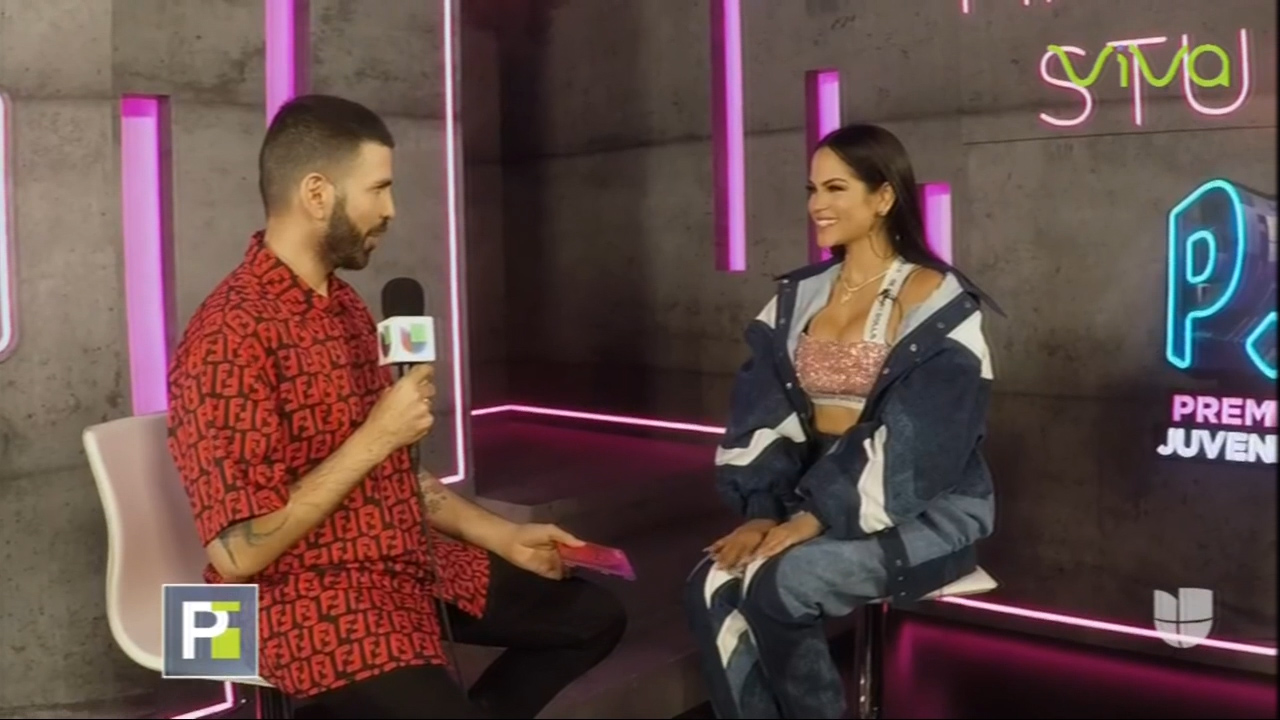 Conversando Con Natti Natasha Desde Los Camerinos De Premios Juventud