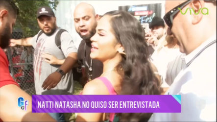 Natti Natasha No Quiso Ser Entrevistada
