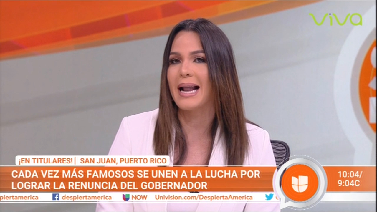 Luz García Comentando Sobre La Situación De Puerto Rico En Despierta América