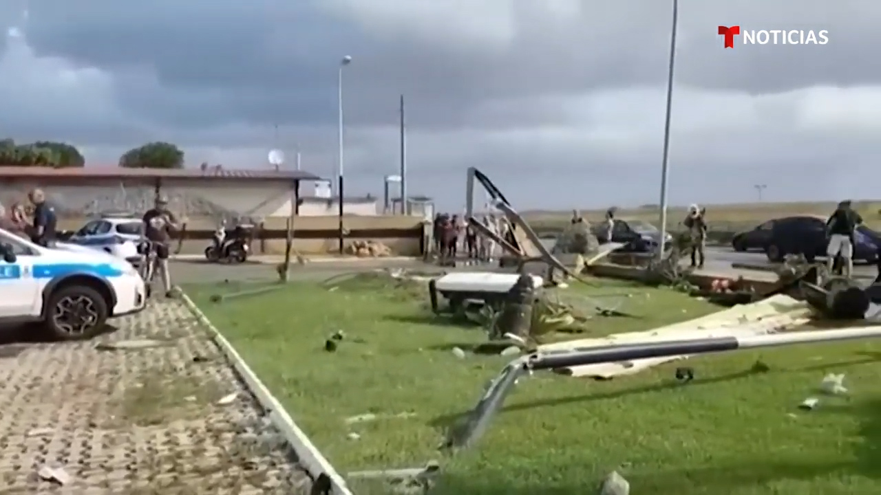 Una Mujer De 27 Años Falleció Después De Que Su Carro Fuera Volcado Por Un Tornado Cerca De Roma
