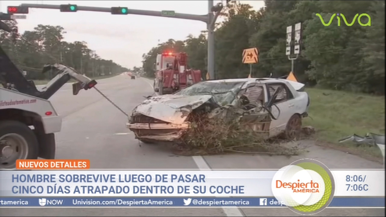 Hombre Sobrevive Luego De Pasar 5 Días Atrapado Dentro De Su Coche