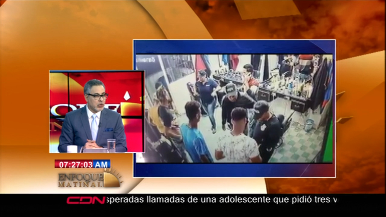 Enfoque Matinal: No Todos Los Días Se Tiene Esa Belleza De Video Para Demostrar Que La DNCD Le Pone Drogas A Los Jóvenes