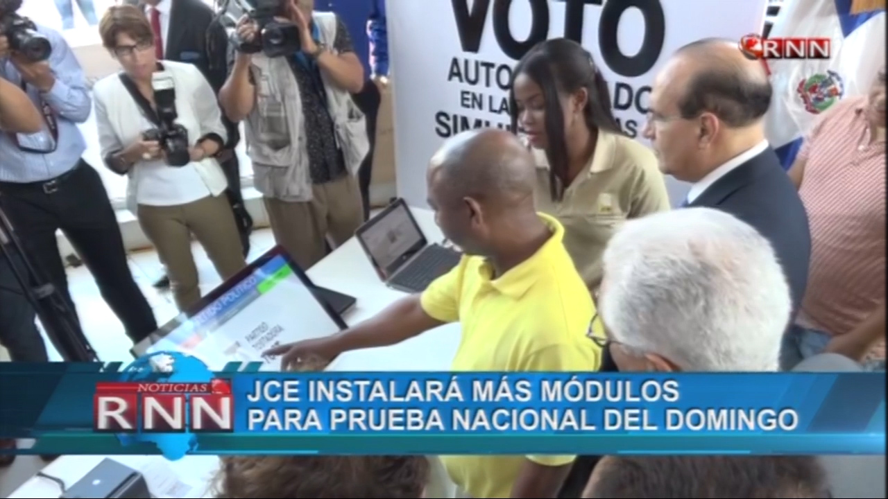 JCE Instalará Más Modelos Para Prueba Nacional Del Domingo