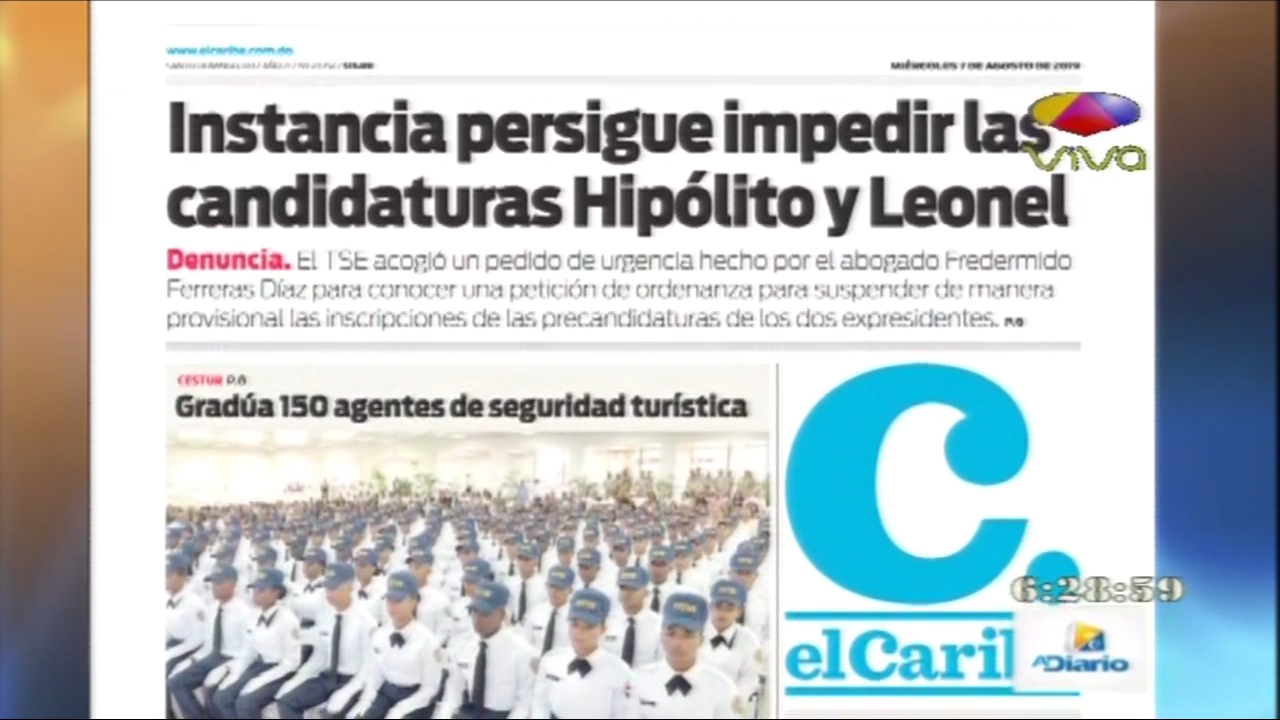 Informaciones En Las Portadas De Los Periódicos Del Dí​​​a De Hoy 7 De Agosto Del Año 2019