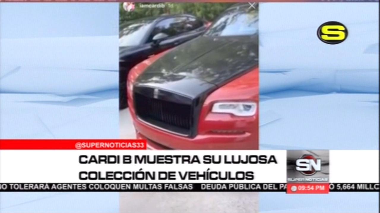 Richard Hernandez- Cardi B Muestra Su Lujosa Colección De Vehículos