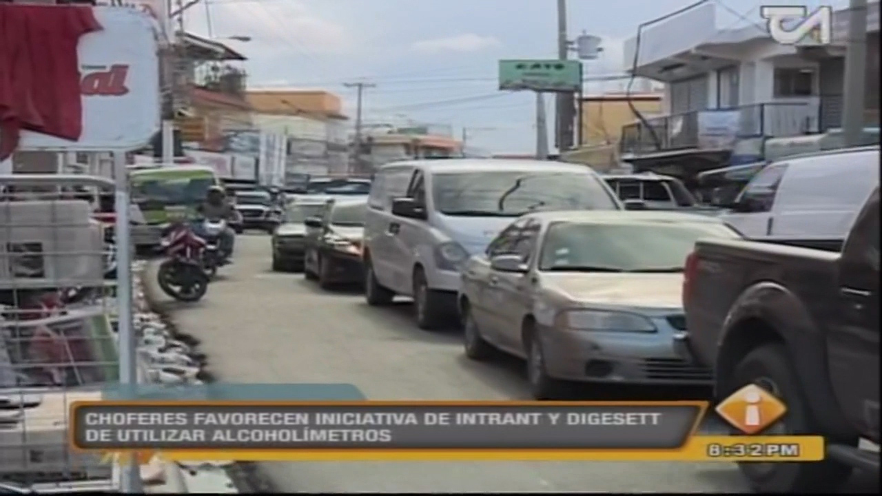 Choferes Favorecen Iniciativa De INTRANT Y DIGESETT De Utilizar Alcoholímetros