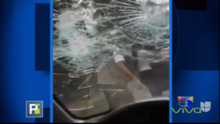 En Mexico, Joven Destroza Auto Luego De Un Accidente De Transito