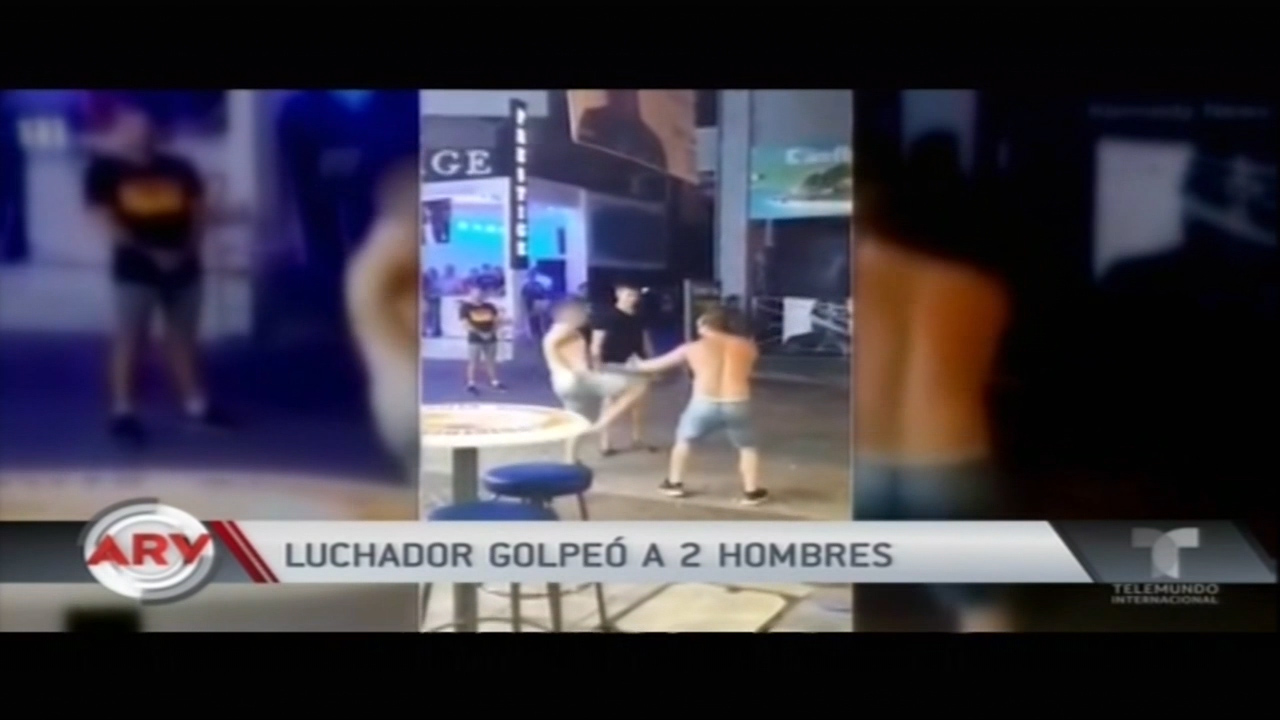 Luchador De Artes Marciales Mixtas Golpeó A 2 Hombres